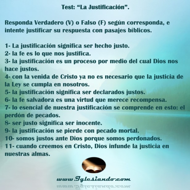 Test justificaciÃ³n